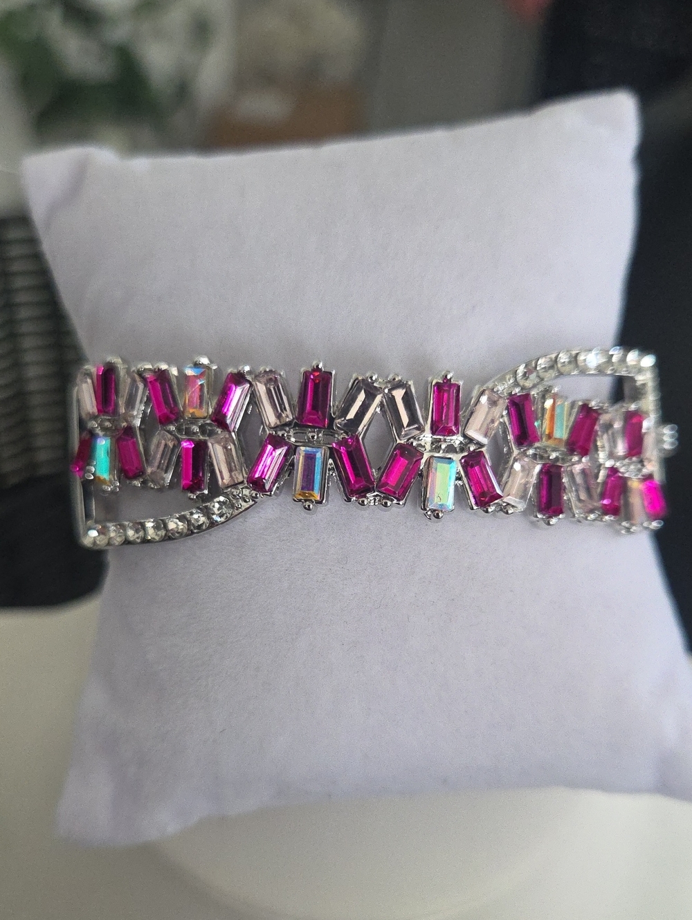 Paparazzi Timeless Trifecta Pink Bracelet NWT